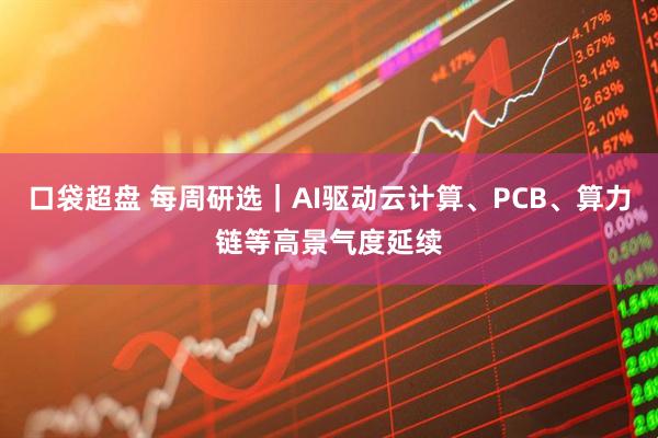 口袋超盘 每周研选｜AI驱动云计算、PCB、算力链等高景气度延续