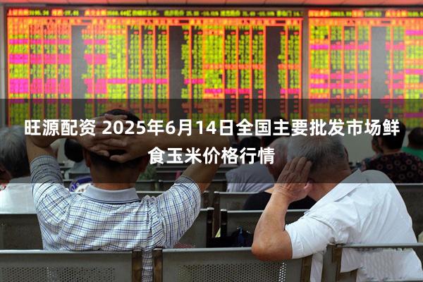 旺源配资 2025年6月14日全国主要批发市场鲜食玉米价格行情