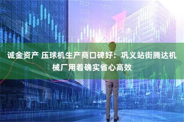 诚金资产 压球机生产商口碑好：巩义站街腾达机械厂用着确实省心高效