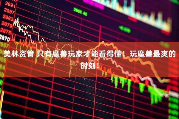 美林资管 只有魔兽玩家才能看得懂！玩魔兽最爽的时刻！